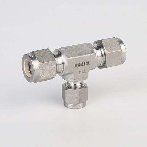 764LR-REDUCING-TEE- 764LR Stainless Steel 316 Reducing Tee UHP Fitting Automatic Buttweld Reducing Tee