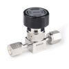 ED9A3646 Flow Control Stainless Steel Low Pressure Manual Diaphragm Valve For High Purity And Ultra High Purity Gases