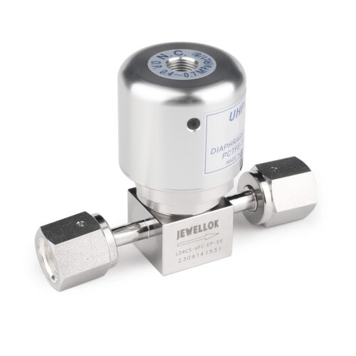 ED9A3648 Stainless Steel Low Pressure Seal Pneumatic Diaphragm Control Valve For For HP & UHP Gases
