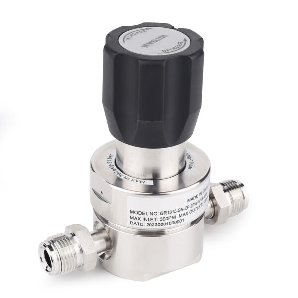 ED9A3695 JR1300 Series Ultra High Purity Single Stage Regulator High Flow Line Regulator For Ultra High Purity Intermediate Flow