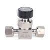 ED9A3828 Flow Control Stainless Steel Low Pressure Manual Diaphragm Valve For High Purity And Ultra High Purity Gases