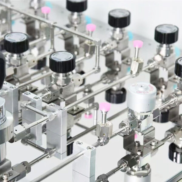 Gas-Changeover-Manifold-1 High Pressure High Flow Specialty Gas Control Panel With Diaphragm Valve , 3000Psig Oxygen Control Medical Changeover Manifold Panel