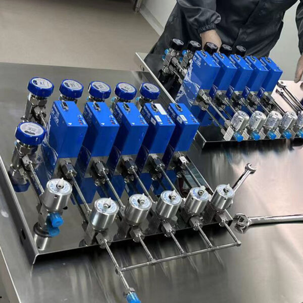 Gas-Changeover-Manifold-3 Medical Oxygen Single Stage Manual Gas Changeover Manifold Panel High-Purity Two-Stage Manual Gas Manifold Gas Pressure Control Panels