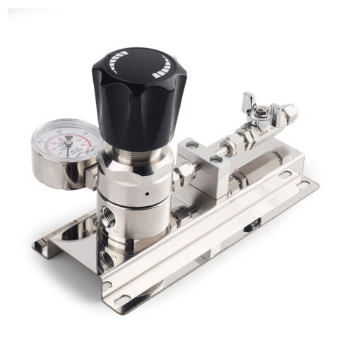 Ss-Compressed-Changeover-Manifold-,-AFK-Pressure-Control-Panel-O---Ring-Viton Ultra High Purity 316L Var Stainless Steel Compressed Gas Changeover Manifold Panel System For Integrated Gas Supply System