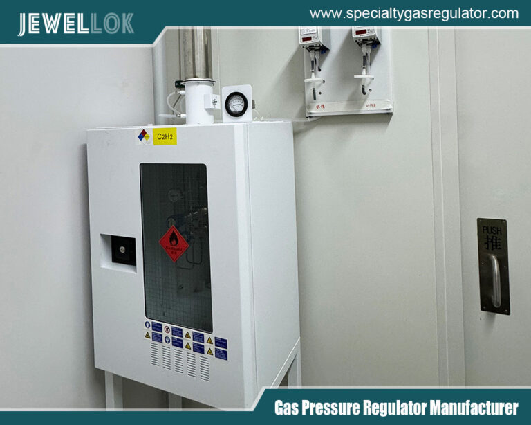 sih4 gas valve manifold box
