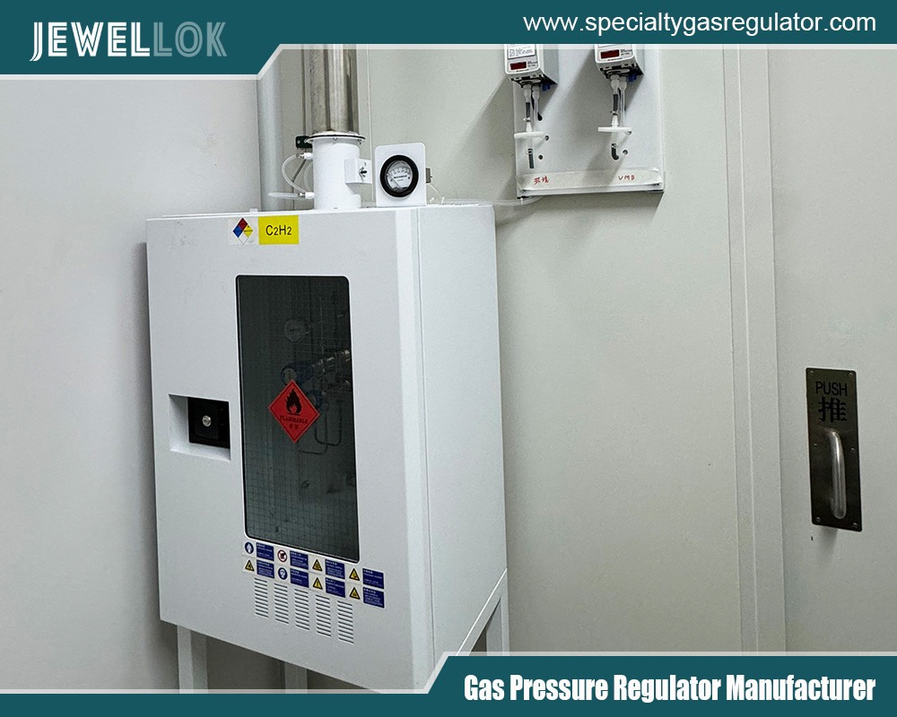 sih4 gas valve manifold box