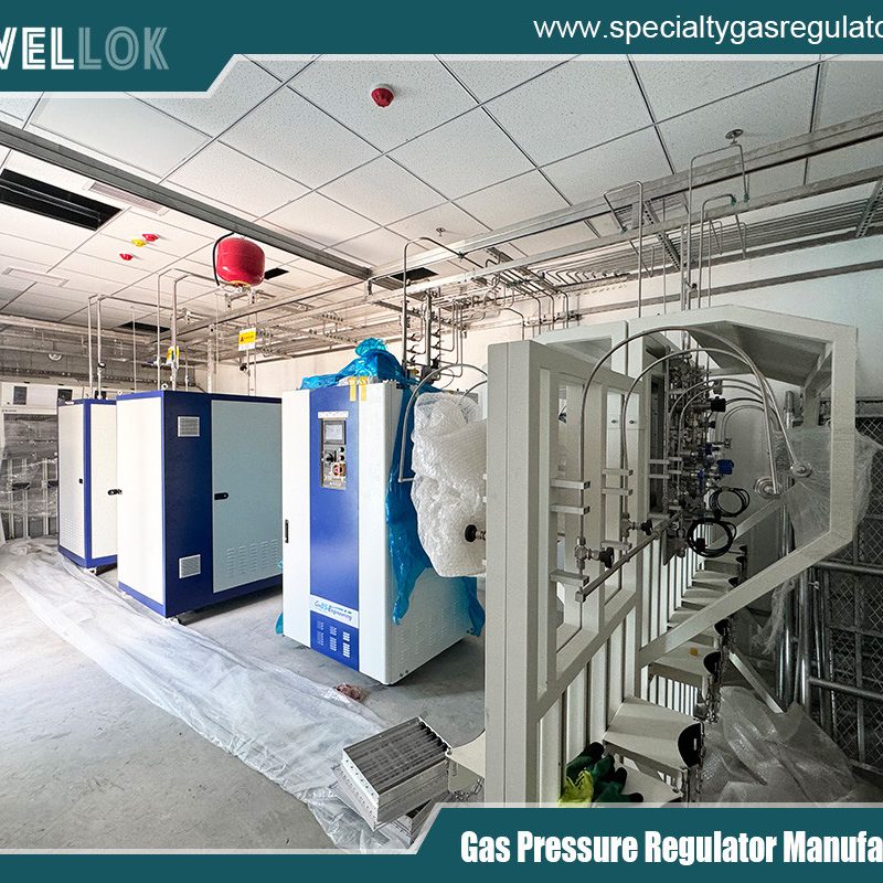 sih4 gas valve manifold box