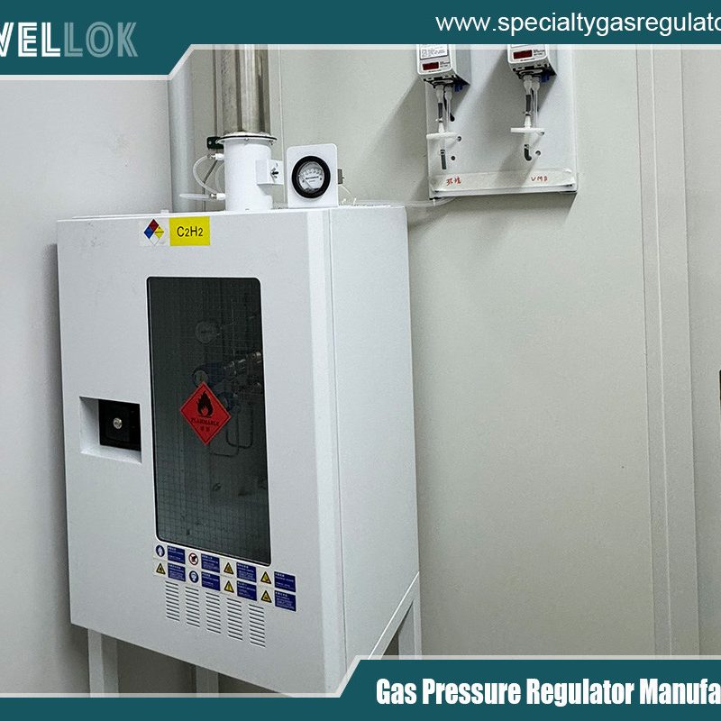sih4 gas valve manifold box