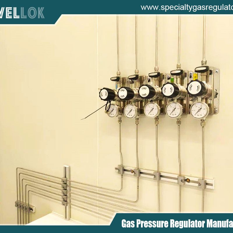 ultra-high purity (UHP) stainless steel 316L diaphragm valves and pressure reducers