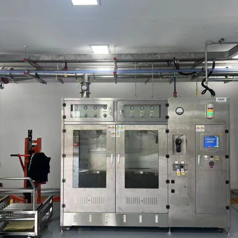 exhaust gas scrubber system work for semiconductor manufacturing